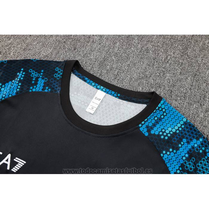 Chandal del Napoli Manga Corta 2024-2025 Azul - Pantalon Corto